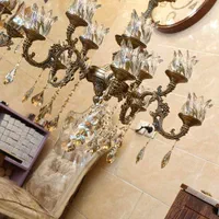 لوستر دوگل بزرگ ۴ شاخه ۸ لامپه (اصل/طوق بزرگ ساده)|لوستر و چراغ آویز|تبریز, |دیوار