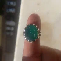 انگشتر نقره خط رئوف