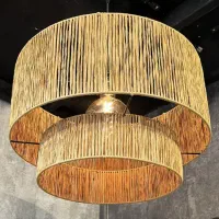 لوستر رافیا و آویز تزئینی رافیا