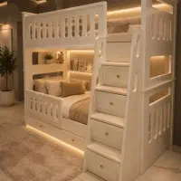 تخت دوطبقه شیک و بادوام/ چکی