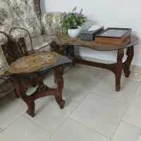 جلو مبلی و ۲تا میز عسلی در حد نو