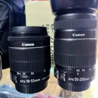 دوربین کنون ۷۵۰ دی با لنز ۱۸.۵۵ و ۵۵.۲۵۰|دوربین عکاسی و فیلم‌برداری|قم, دورشهر|دیوار