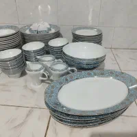 چینی پردیس 18نفره همراه با 5تا دیس توافقی|ظروف سرو و پذیرایی|جوانرود, |دیوار