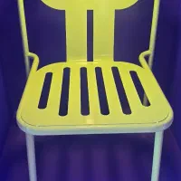 صندلی تمام فلزی کافیشاپ رستوران فسفود تراس فضاباز