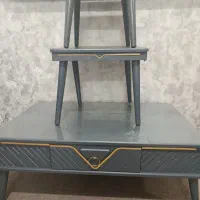 جلو مبلی و سه عدد میز عسلی