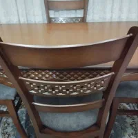 میز نهار خوری نو چوب راش مناسب جهیزیه
