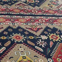 گلیم فرش طرح سنتی زیبا(9متری )|گلیم، جاجیم، گبه|کرمانشاه, |دیوار