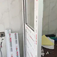 درب حمام ورودی  و پنجرە pvc