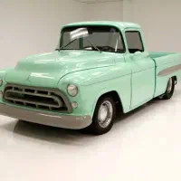 شورلت وانت آپاچی ۱۹۵۵ پلاک ملی