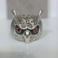 انگشتر جغد نقره استرلینگ(925)