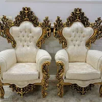 مبلمان سلطنتی تمام چوب9نفره بسیارتمیز مناسب جهیزیه