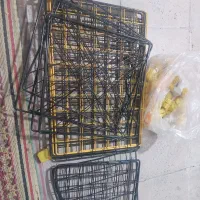 قفسه فلزی مشبک۳۲تا|کتابخانه، شلف، قفسه‌های دیواری|اندیشه, شهرک کوثر|دیوار