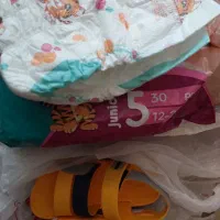 پوشک مرسی تعداد ۹تا دونه  صندل تابستانه سایز ۲۷