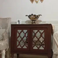 ست میز و آیینه کنسول در حد نو|بوفه، ویترین، کنسول|کرمانشاه, |دیوار