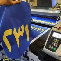 خدمات تابلو سازی برش پارچه ماکت ساعت بالبینگ