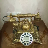 میز تلفن برنز سایز قطر ۴۰