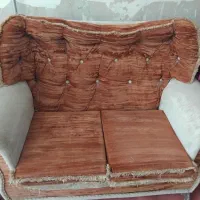 مبل راحتی ۷نفره  ۳عدد جلومبلی شیشه‌ای  تمیز|مبلمان خانگی و میز عسلی|اهر, |دیوار