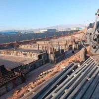 بتن ریزی با دستگاه خلاطه