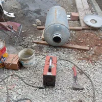 جوشکاری مخزن آبگرمکن ایستاده گازی