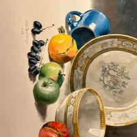 تابلو نقاشی استاد عطاالله ذی نوری