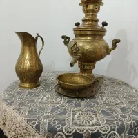 میز خاطر ه  سماور به همراه یک عدد میوه خوری|ظروف سرو و پذیرایی|اهواز, کوی مهدیس|دیوار