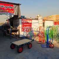 چوبی دستی ضمانت دار گاری چرخ دار برای بار(برندپاپ)