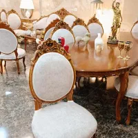 مبلمان و ناهارخوری مدل منبت ظریف