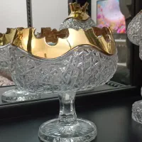 میوه خوری کشکول شمعدان کریستال چک|ظروف سرو و پذیرایی|تهران, تهرانپارس شرقی|دیوار