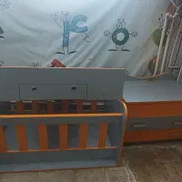 تخت کودک همراه درایور و کشو