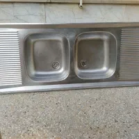 کابینت آلومینیومی آشپزخانه سینک شیر آلات درب چوبی|مصالح و تجهیزات ساختمان|خمینی‌شهر, |دیوار