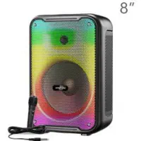 اسپیکر بلوتوثی 8 اینچ فوق العاده باکیفیت|پخش‌کننده همراه|قم, باغ شریفی|دیوار