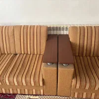 مبل 7نفره با میز شیشه ای|مبلمان خانگی و میز عسلی|گلوگاه, |دیوار