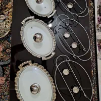 سرویس سفله خوری چینی پایه دار
