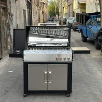 باربیکیو محفظه استیل کابینت دار پلوپز دار کباب پز|اجاق گاز و لوازم برقی پخت‌وپز|تهران, شوش|دیوار