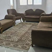 سه دست مبل راحتی با جلو مبلی و جاکفشی و....|مبلمان خانگی و میز عسلی|قدس, شهرک فرزان|دیوار