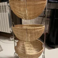 سبد سیب زمینی پیاز|آب‌چکان و نظم‌دهنده ظروف|مشهد, هنرستان|دیوار