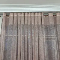 پرده پانجی با چوب پرده