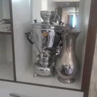 سماور تمام برنج قدیمی نو استفاده نشده