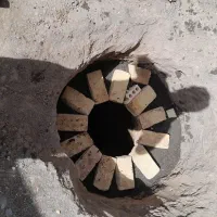 چاه کن چاه نومغنی وصل اگو لای روبی چاه کهنه