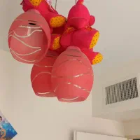 لوستر دخترانه اتاق بچه|لوستر و چراغ آویز|شهریار, شهرک وائین|دیوار