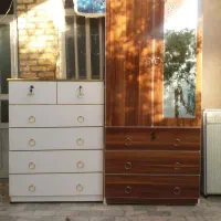 دراور و کمد لباس ام دی اف (نو )عرض ۹۰ عمق۶۰|جاکفشی، کمد، دراور|میبد, |دیوار