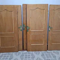 درب چوبی محکم در حد نو|مصالح و تجهیزات ساختمان|قروه, |دیوار