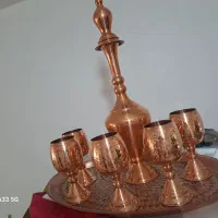 ظرف شراب وشکلاتخوری مسی روز مادر