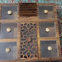 جعبه تی بگ چوبی