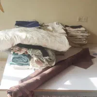 ته طاقه و تیکه پارچه و کاور کوسن و دور گردنی|لوازم خیاطی و بافتنی|ری, دیلمان|دیوار