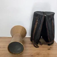 تیمپو تنبک چرم  با کیف کاور|سازهای سنتی|گرگان, |دیوار