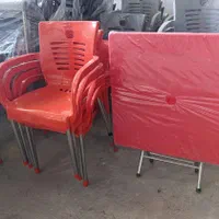 صندلی پلاستیکی پایه فلزی یونیک اپل دسته دار|صندلی و نیمکت|شیراز, محراب|دیوار