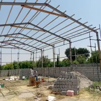 جوشکاری اسکلت سوله شیروانی کوبی ساندویچ پانل