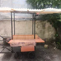 گاری چرخ دار|ابزارآلات|رشت, پل تالشان|دیوار