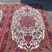 یه جفت فرش دستباف ۶متری زمینه کرم تاجری|فرش|تبریز, |دیوار